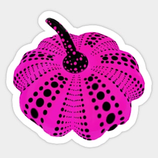 Polka Dot Pumpkin Sticker